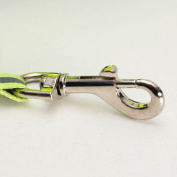 Рулетка Пижон светоотражающая, 5 м, до 25 кг, трос, прорезиненная ручка, зелёная  фото 2