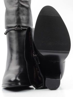 02-K6-A1 BLACK Сапоги зимние женские (натуральная кожа, натуральный мех (еврозима)) - Фабричный китай фото 14