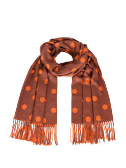 PLATKI палантин 890199-оранжевый 50%вискоза-50%полиэстер