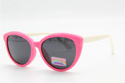 Солнцезащитные очки Feillis Polarized (детские) 66638 50-16-130 розов. с белыми дужками