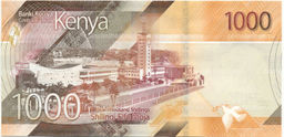 Банкнота 1000 шиллингов 2019 года Кения