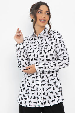 Рубашка Надель  (белая/собаки) Б13843-16М - Lt collection фото 23