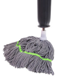 Швабра моп отжимная серая