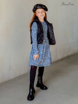 Платье Эля синие листья - Sovalina фото 10