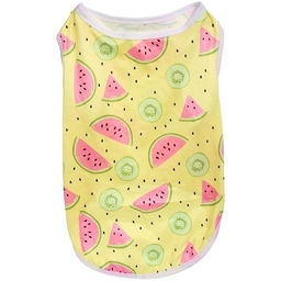 Цена за 2 шт. Майка для собак и кошек мелких и средних пород "БРО на стиле", арбузики, размер ХL (длина спинки 36см, объем груди 43см, от 9 до 12кг)