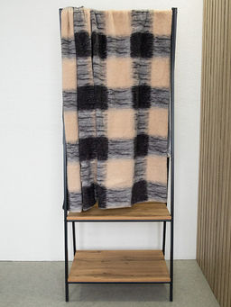 Плед 200х220 коричневый