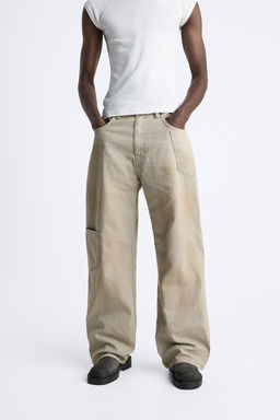 WIDE-LEG TROUSERS WITH POCKETS - Zara фото 6