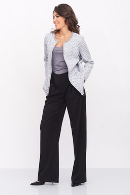 ЗЛАТА Жакет 1-985/светло-серый