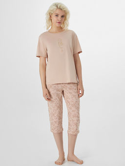 Комплект домашний женский бежевый