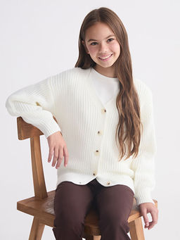 V Yaka K?z ?ocuk Triko H?rka