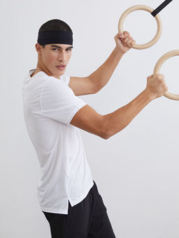 Bisiklet Yaka Erkek Spor Ti??rt