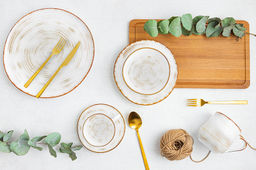 Набор 2 салатников 550 мл 13,5*13,5*7,5 см Кантри, натуральный, фарфор - Elan gallery фото 5