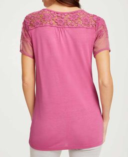 Блузка, малиновая - Linea tesini фото 5