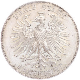 1 талер 1859 года Франкфурт 100 лет со дня рождения Фридриха Шиллера