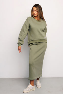 Свитшот худи оверсайз кофта с начесом 387KHK