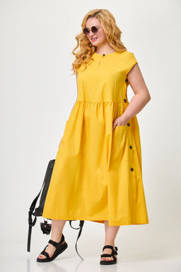 Платье ANELLI 1059 желтый