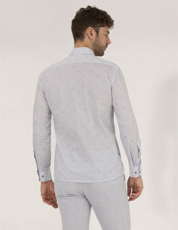 Pembe Slim Fit Uzun Kollu G_mlek - Pierre cardin фото 5