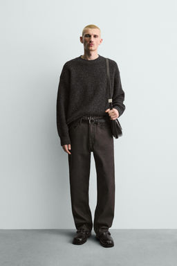 CONTRAST TEXTURED JUMPER - Zara фото 9