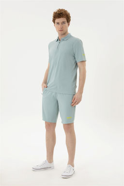 Мужские трикотажные шорты цвета морской волны