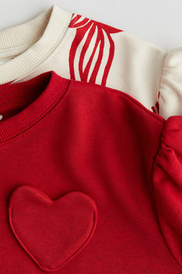 Pack de 2 sudaderas con mangas abullonadas - H&m фото 2