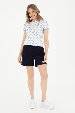 Женская темно-синяя футболка - U.s. polo assn фото 11