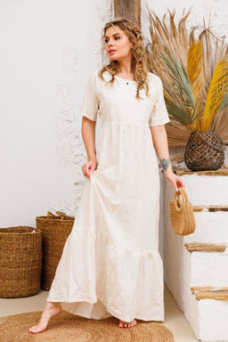 Платье AMORI 9735-Р молоко