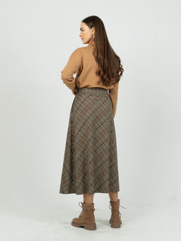 юбка А-силуэта в составе шерсть - Трика фото 5