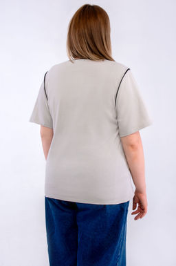 Арт. 31116 Футболка женская 50-58 (5 шт) Цвет:серый - Калинка фото 21