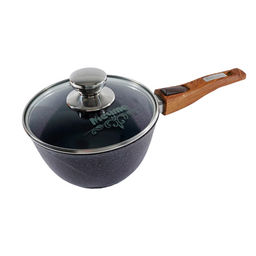 Ковш 1.7л со съемной ручкой и стеклянной крышкой АП "Premium" (violet) арт. 082904 /МЕЧТА/