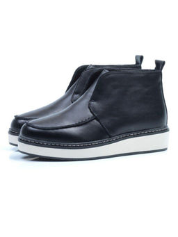 01-5173-1 BLACK Ботинки демисезонные женские (натуральная кожа, байка) 01-5173-1 BLACK Ботинки демисезонные женские (натуральная кожа, байка)