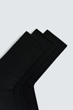 CALCETINES MERCERIZADOS PACK 3 / Negro - Zara фото 3
