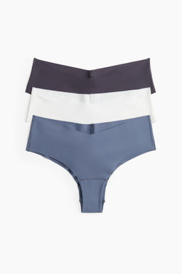 Pack de 3 bragas hipster cheeky efecto invisible