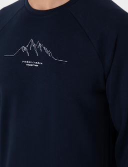 Lacivert Regular Fit Sweatshirt - Pierre cardin фото 7