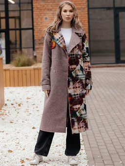 Жакет женский удлиненный, шерсть