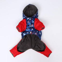 Комбинезон зимний для животных Лыжник, XS (ДС 18-20, ОШ 22-24, ОГ 29-30 см), микс - Пижон фото 5