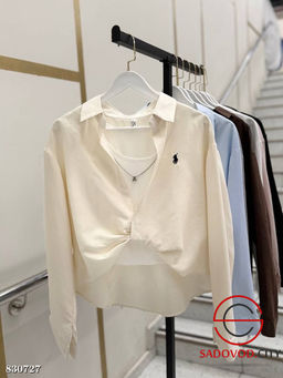 Рубашка женская с топом