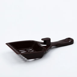 Цена за 4 шт. Совок для кошачьего туалета 22.5×9.5×4 см, шоколадный