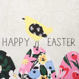 Набор кух. полотенец Доляна Happy easter 2 шт, 28х46 см, рогожка, 100% хл, 160г/м2  фото 20