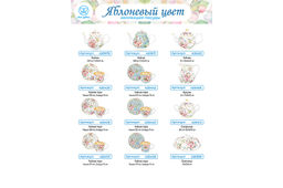 Чайная пара 2 пр. 450 мл 14*11*8,5 см Яблоневый цвет на голубом NEW BONE CHINA - Elan gallery фото 6