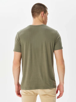 Футболка мужская короткий рукав GREG G145-V-61742 (хаки)  фото 12