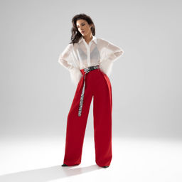 Брюки Lifestyle (рэд с поясом) - Charutti фото 4