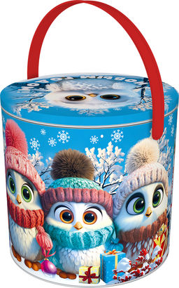 Совушки 1000 г. жестяная упаковка - Сладкий мир фото 2