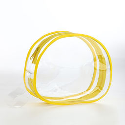 Цена за 2 шт. Косметичка на молнии для бассейна, с ручкой, жёлтая/прозрачная