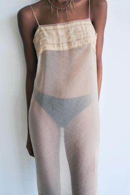 TULLE MIDI DRESS - Zara фото 2