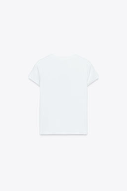 T-SHIRT WITH TEXT PRINT - Zara фото 22