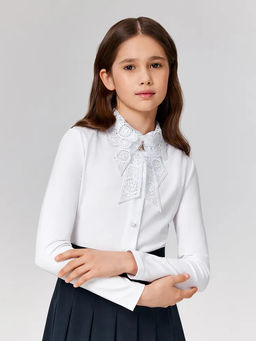ACOOLA / Блузка детская для девочек Perla белый