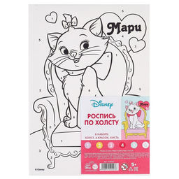 Картина по номерам для детей Кошечка Мари, 21?15 см, Коты Аристократы