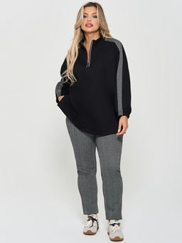 Джемпер 0431-1с черный