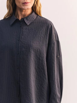 Блуза оверсайз из вискозы с длинным рукавом ZR2605012013-39 / Zarina  фото 7