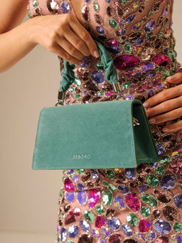 Сумка замшевая Deboro 30715 минт